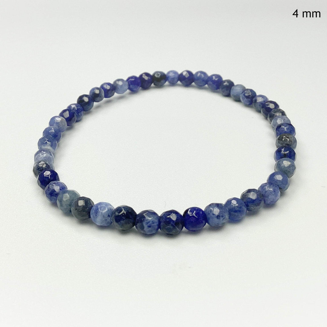 Sodalite Faceted Beaded Bracelet - Rocks and Gems Canada