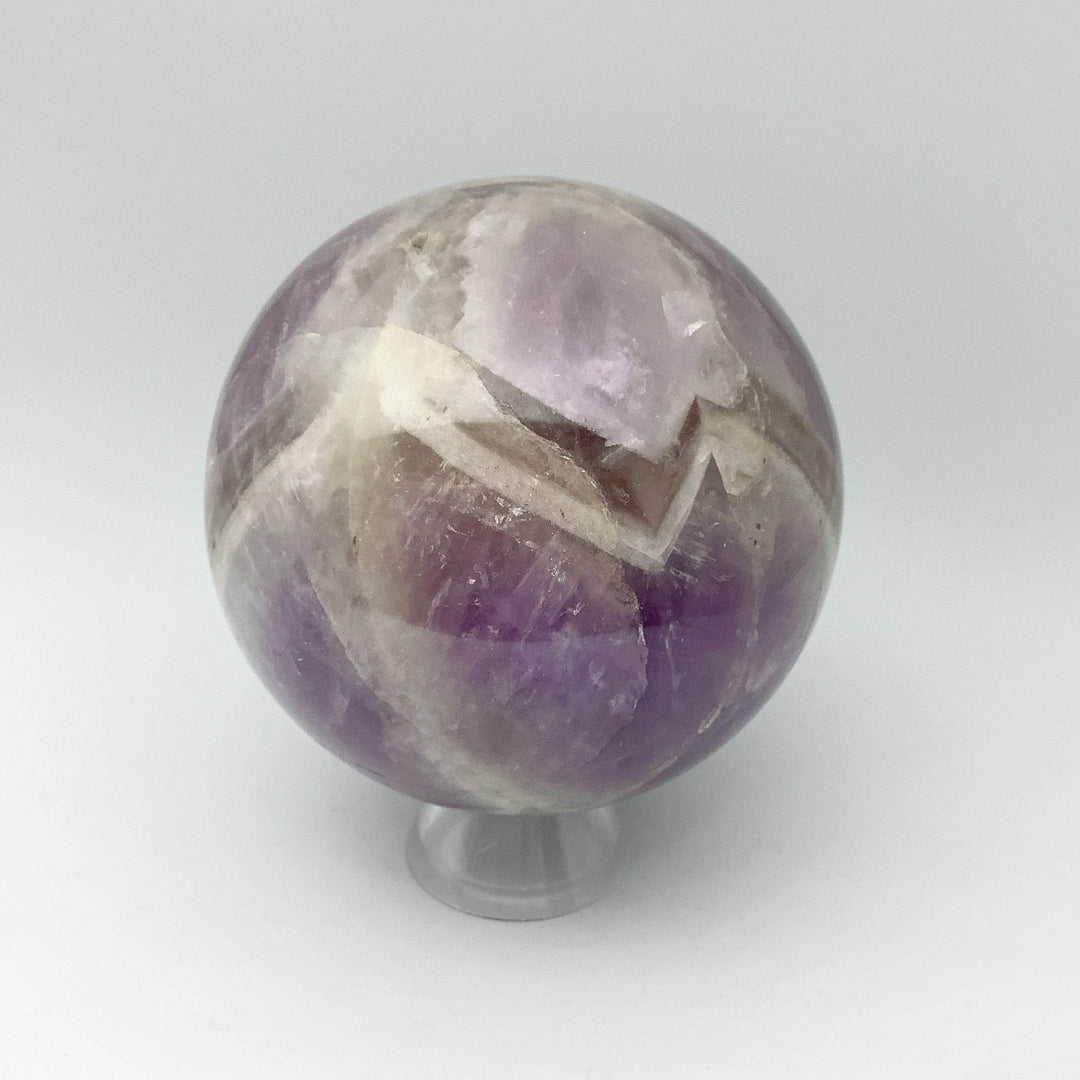 Chevron Amethyst Sphere - Rocks and Gems Canada