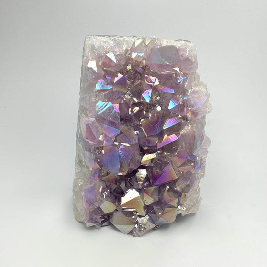 Rainbow Amethyst Druze Cluster Stand Up - Rocks and Gems Canada