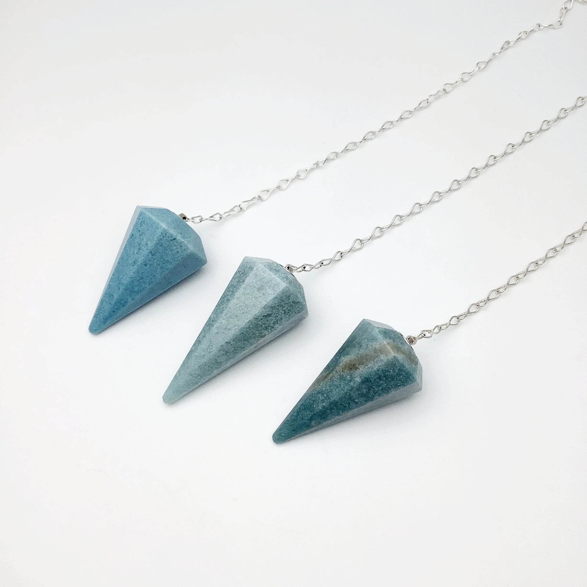 Blue Trolleite Pendulum - Rocks and Gems Canada