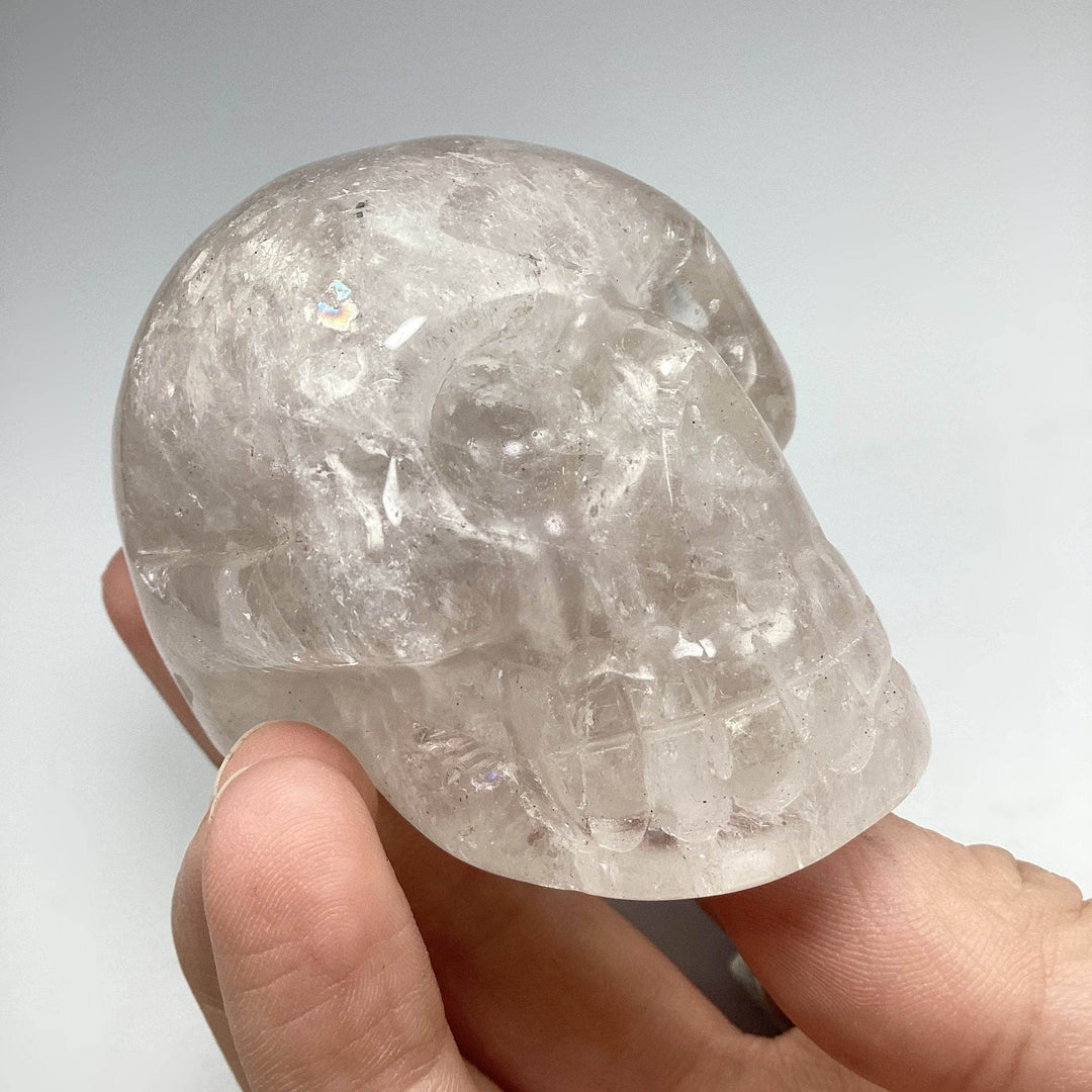 Carved Quartz Crystal Skull - Rocks and Gems Canada