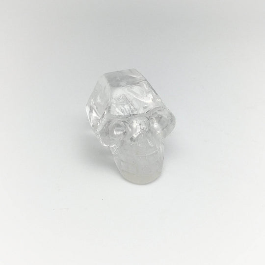 Carved Quartz Point Crystal Skull - Rocks and Gems Canada