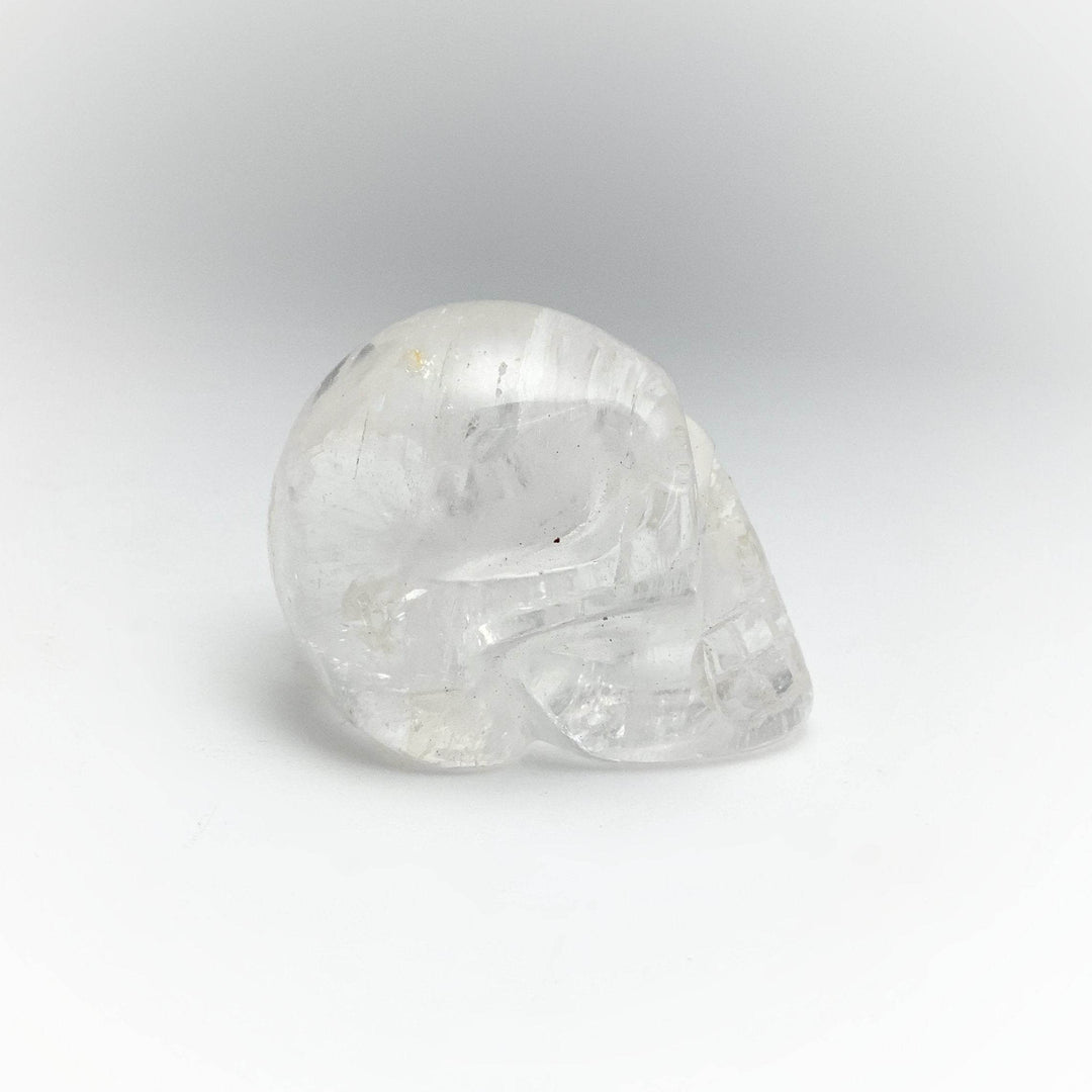 Carved Quartz Crystal Skull - Rocks and Gems Canada
