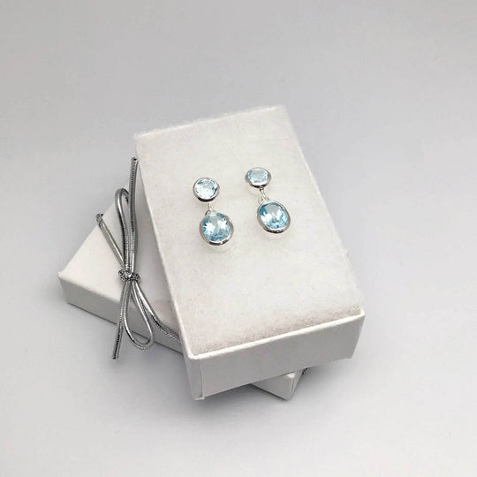 Topaz Stud Earrings - Rocks and Gems Canada
