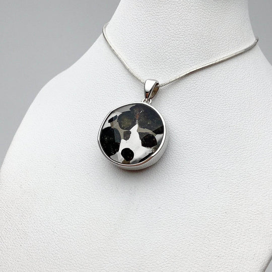 Sericho Meteorite Faceted Pendant - Rocks and Gems Canada