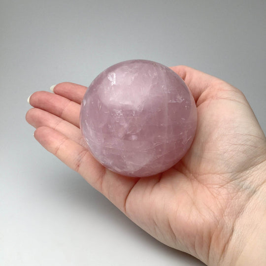 Rose Quartz Sphere - Rocks and Gems Canada