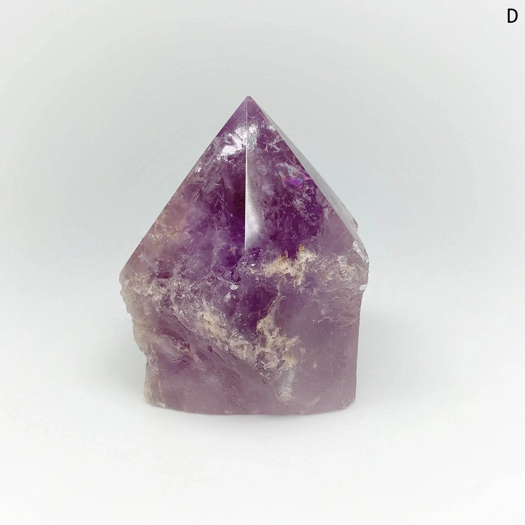Amethyst Half Polished Point - Rocks and Gems Canada