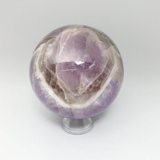 Chevron Amethyst Sphere - Rocks and Gems Canada