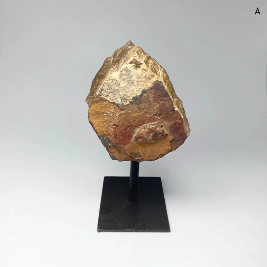 Rough Tiger Eye on Display Stand - Rocks and Gems Canada