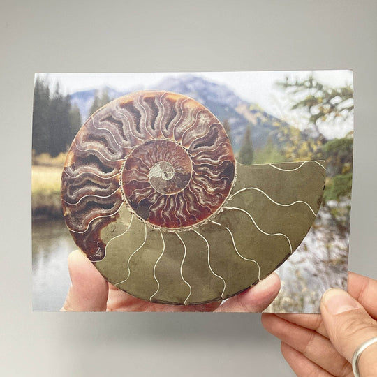 Personal Message Card - Rocks and Gems Canada