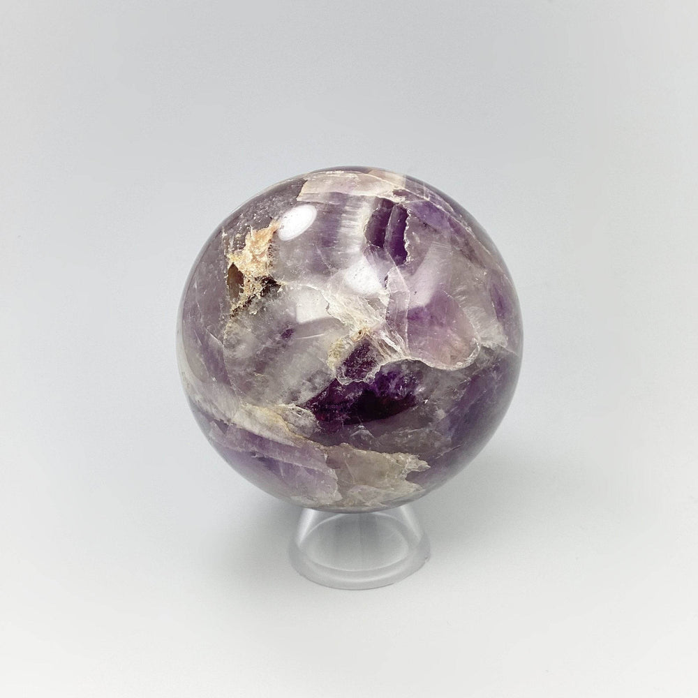 Chevron Amethyst Sphere - Rocks and Gems Canada