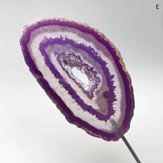 Agate Slice on Stand - Rocks and Gems Canada