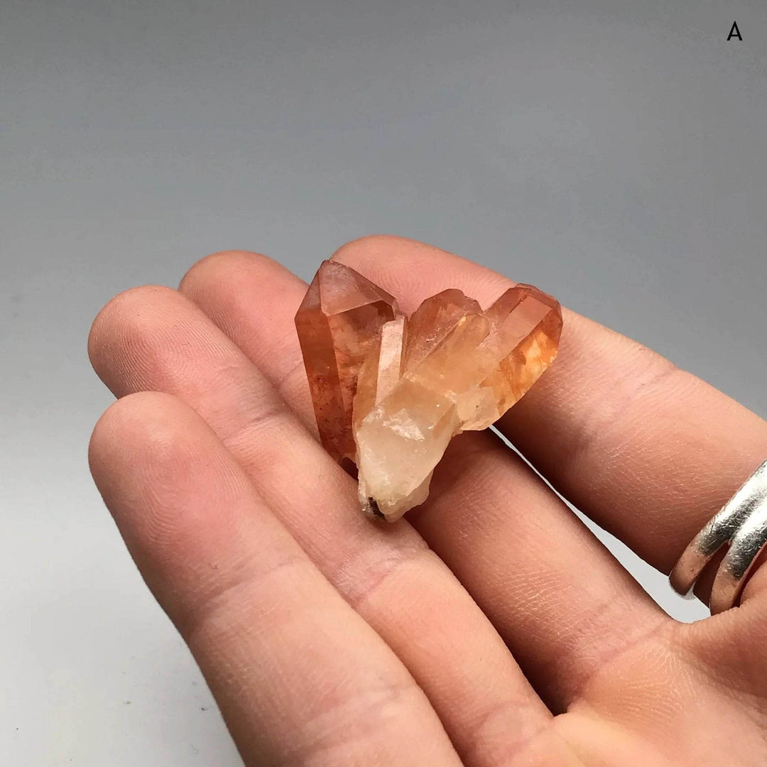 Tangerine Quartz Cluster - Rocks and Gems Canada
