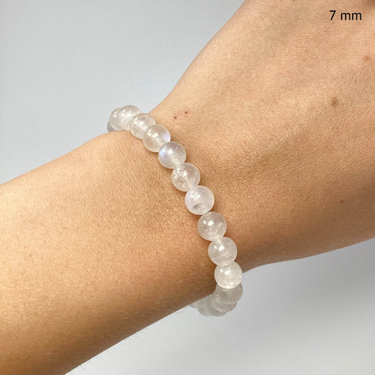 Moonstone Beaded Bracelet - High Quality - Rocks and Gems Canada