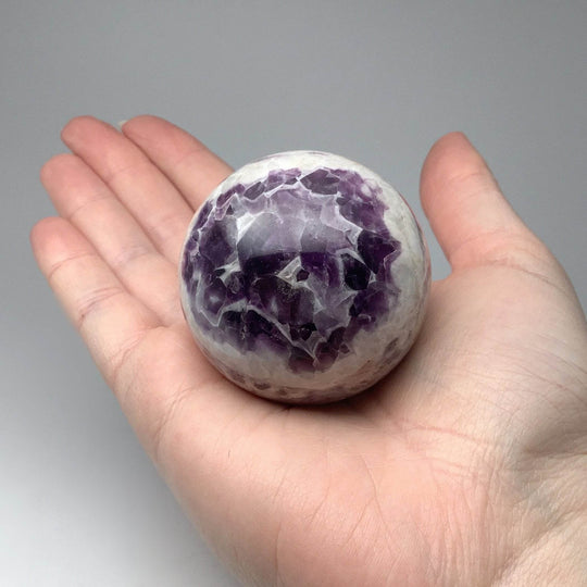Chevron Amethyst Sphere - Rocks and Gems Canada