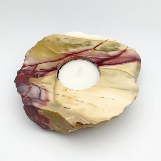 Mookaite Candle Holder - Rocks and Gems Canada