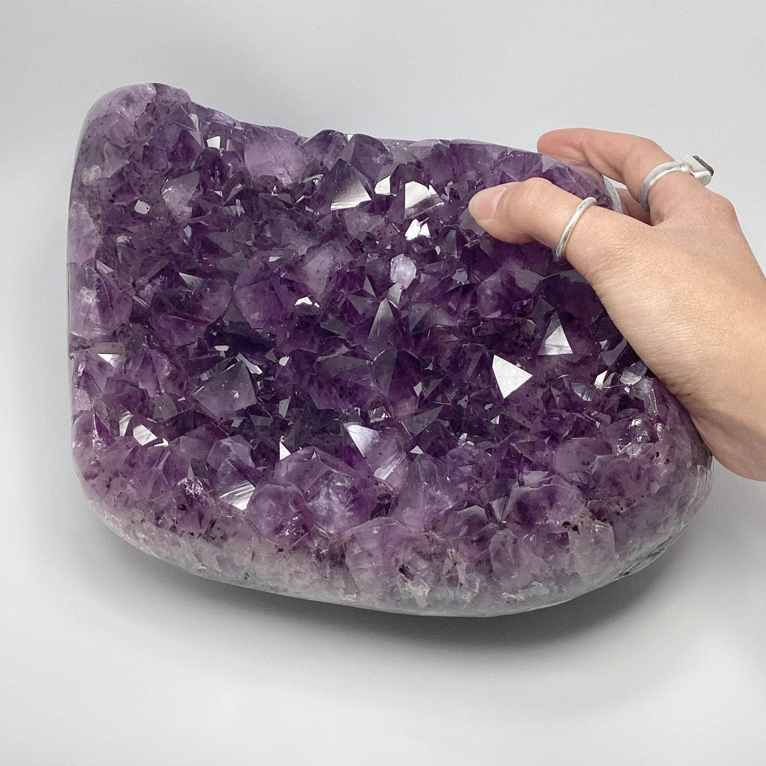 Extra Large Polished Amethyst Druze Cluster - Rocks and Gems Canada