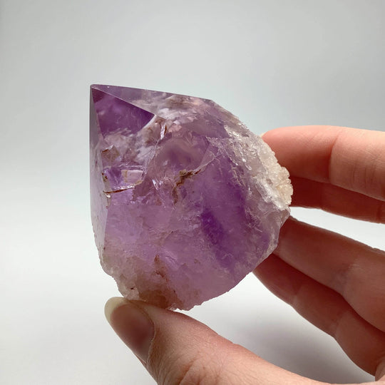 Amethyst Half Polished Point - Rocks and Gems Canada