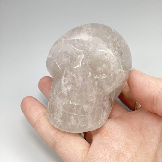 Carved Quartz Crystal Skull - Rocks and Gems Canada