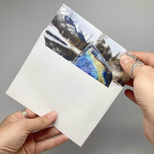 Personal Message Card - Rocks and Gems Canada