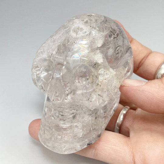 Carved Quartz Crystal Skull - Rocks and Gems Canada