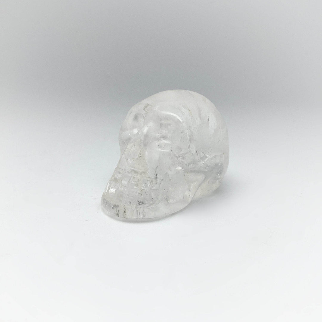 Carved Quartz Crystal Skull - Rocks and Gems Canada