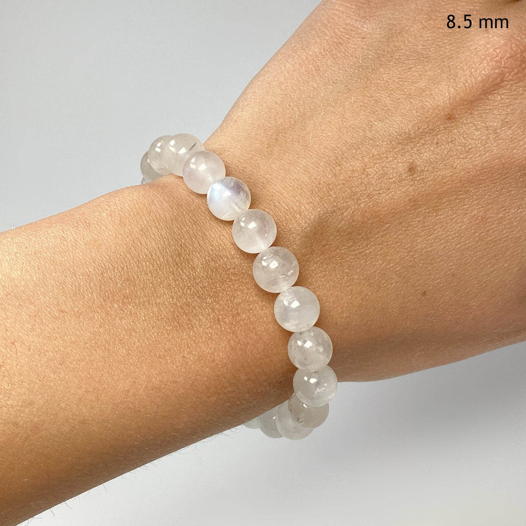 Moonstone Beaded Bracelet - High Quality - Rocks and Gems Canada