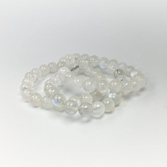 Moonstone Beaded Bracelet - High Quality - Rocks and Gems Canada