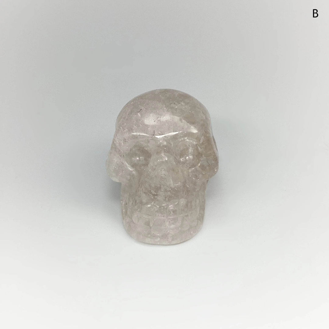 Carved Quartz Crystal Skull - Rocks and Gems Canada