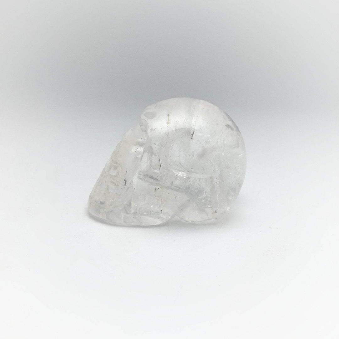 Carved Quartz Crystal Skull - Rocks and Gems Canada