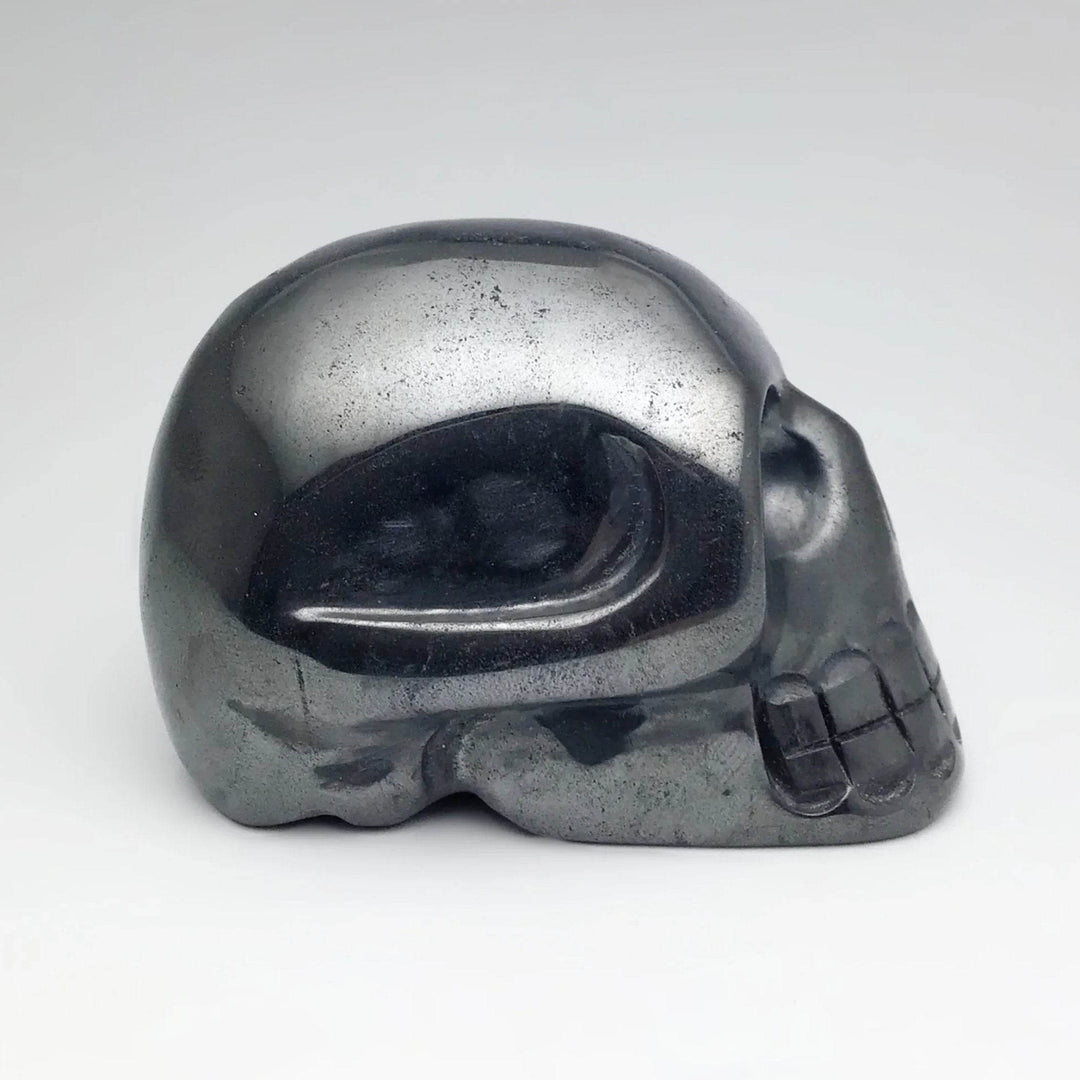 Carved Hematite Skull - Rocks and Gems Canada