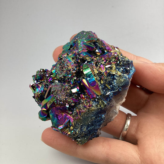 Titanium Quartz Cluster - Rocks and Gems Canada