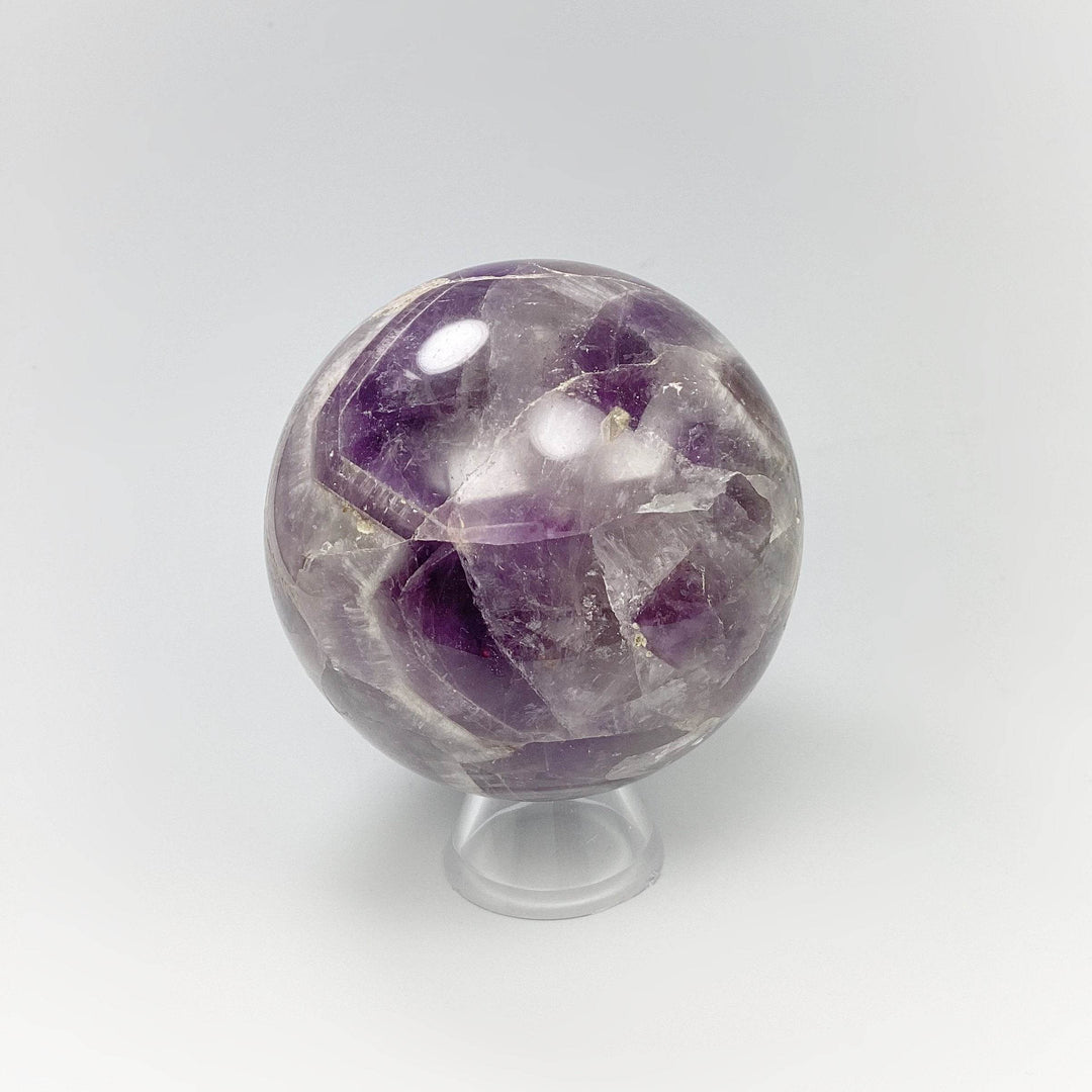 Chevron Amethyst Sphere - Rocks and Gems Canada