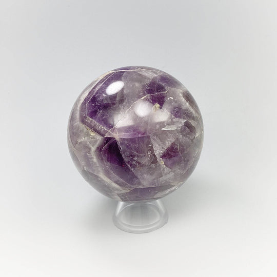 Chevron Amethyst Sphere - Rocks and Gems Canada