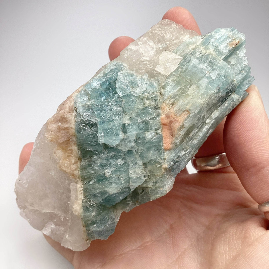 Aquamarine in Matrix - Rocks and Gems Canada