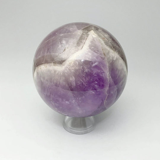 Chevron Amethyst Sphere - Rocks and Gems Canada