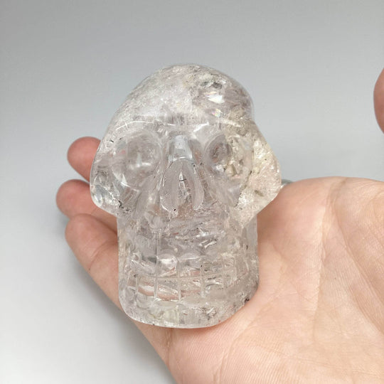 Carved Quartz Crystal Skull - Rocks and Gems Canada