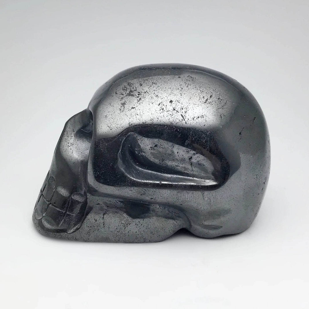 Carved Hematite Skull - Rocks and Gems Canada