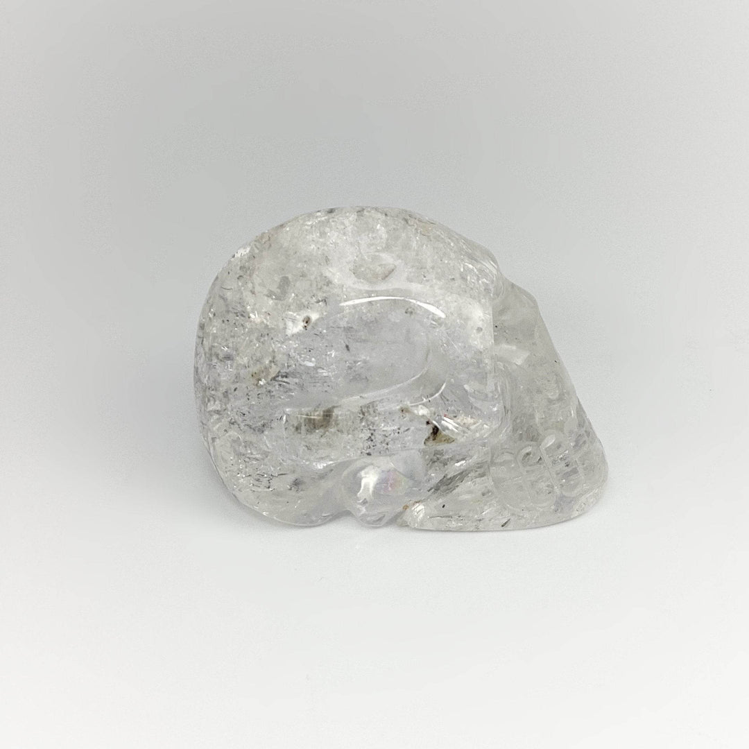 Carved Quartz Crystal Skull - Rocks and Gems Canada