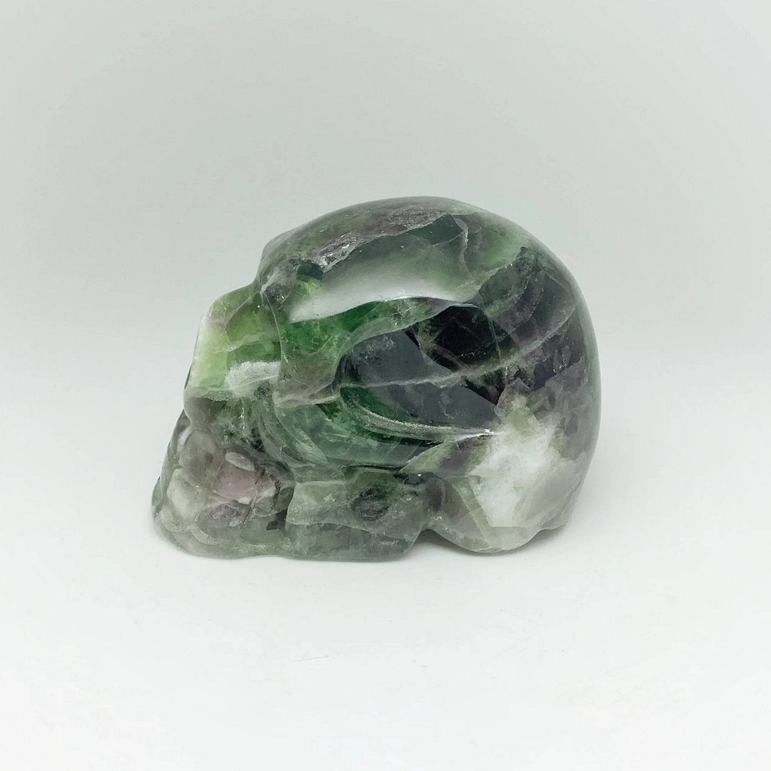 Carved Fluorite Skull - Rocks and Gems Canada