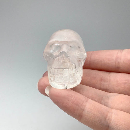 Carved Quartz Crystal Skull - Rocks and Gems Canada