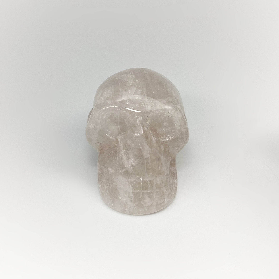 Carved Quartz Crystal Skull - Rocks and Gems Canada