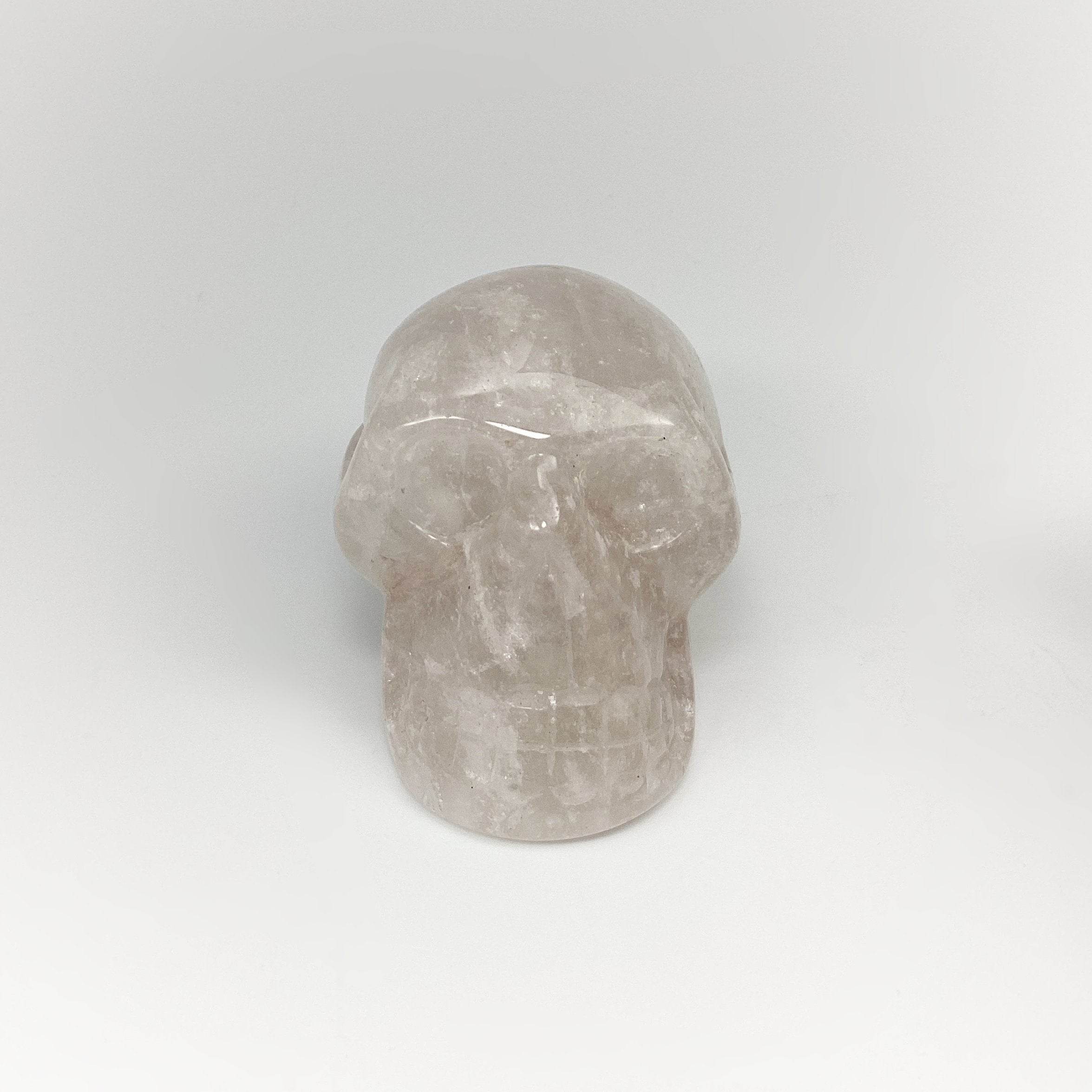 Carved Quartz Crystal Skull - Rocks and Gems Canada