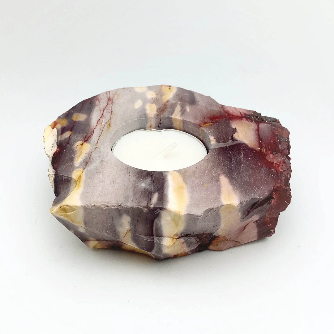 Mookaite Candle Holder - Rocks and Gems Canada