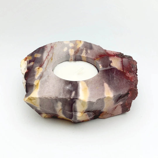 Mookaite Candle Holder - Rocks and Gems Canada