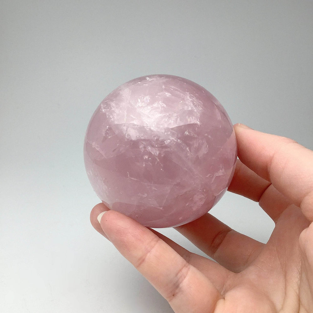 Rose Quartz Sphere - Rocks and Gems Canada