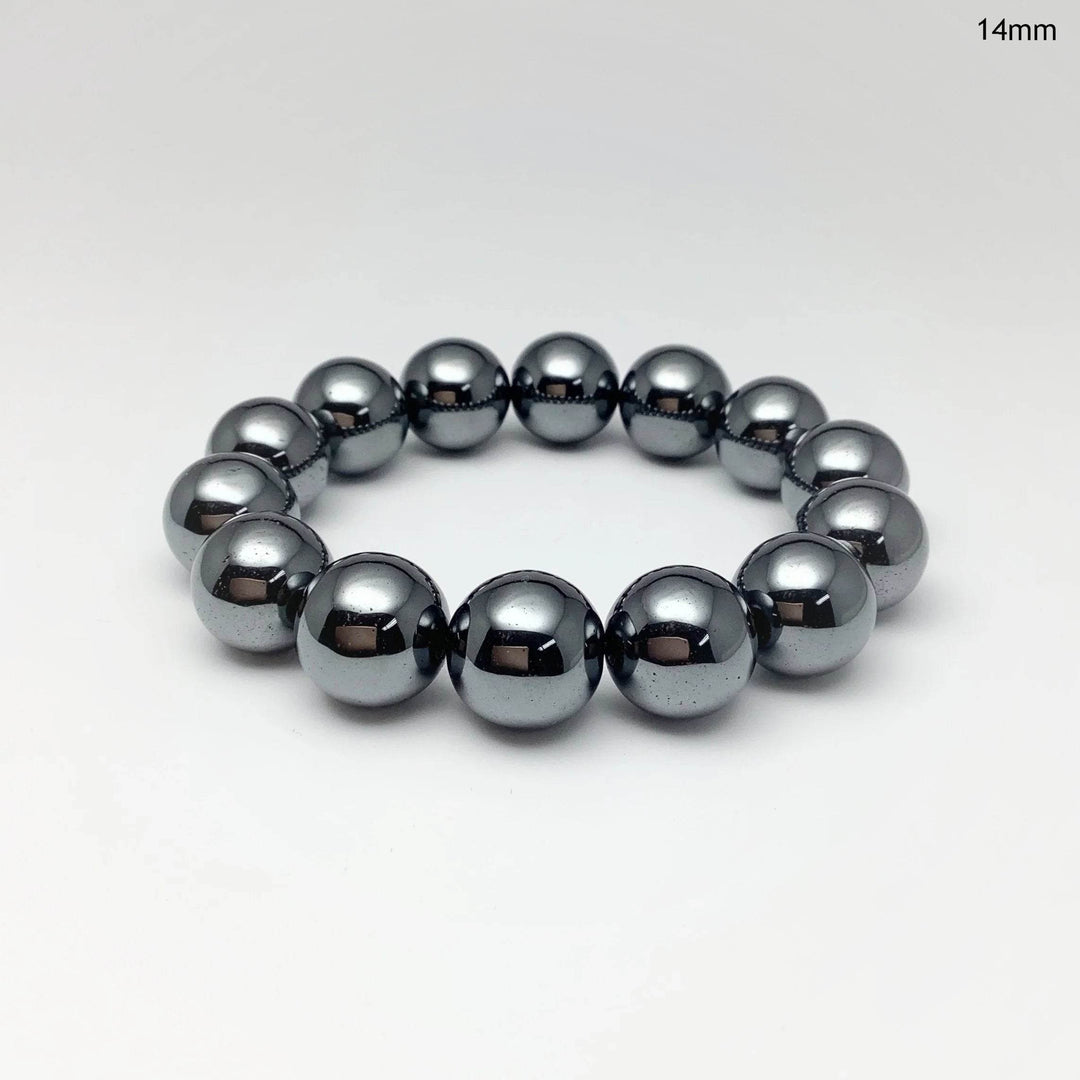 Hematite Beaded Bracelet - Rocks and Gems Canada