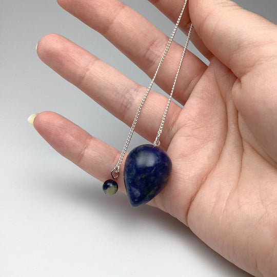 Sodalite Teardrop Pendulum - Rocks and Gems Canada