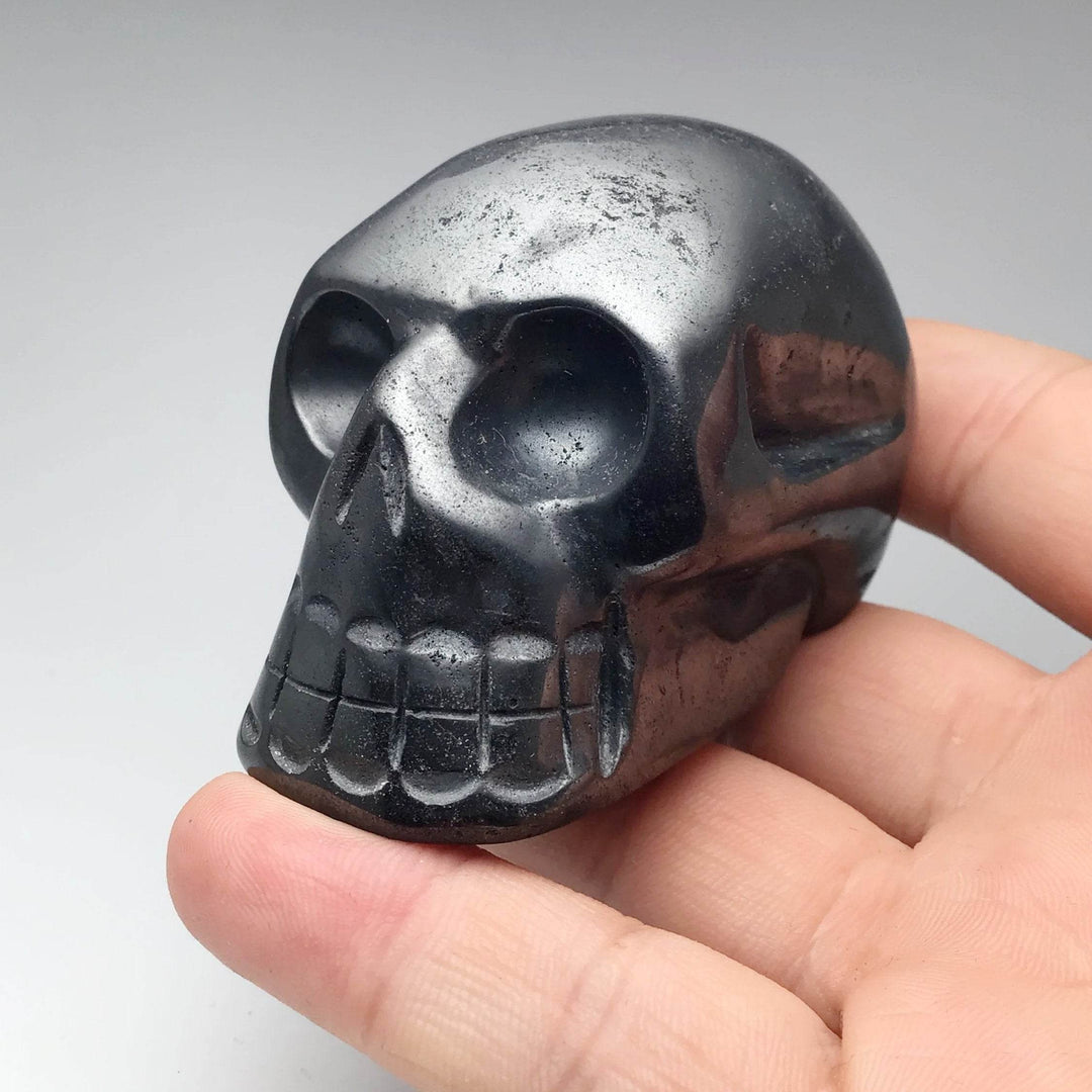 Carved Hematite Skull - Rocks and Gems Canada