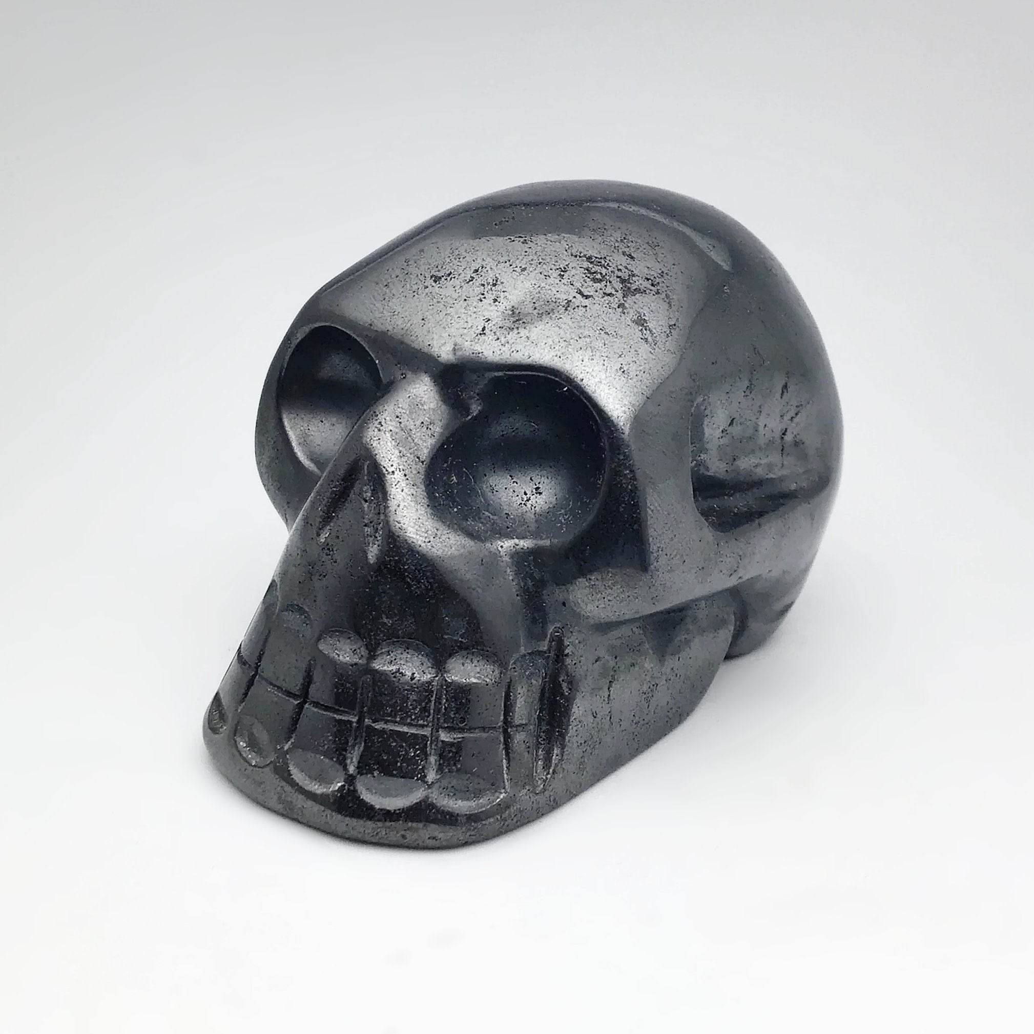 Carved Hematite Skull - Rocks and Gems Canada